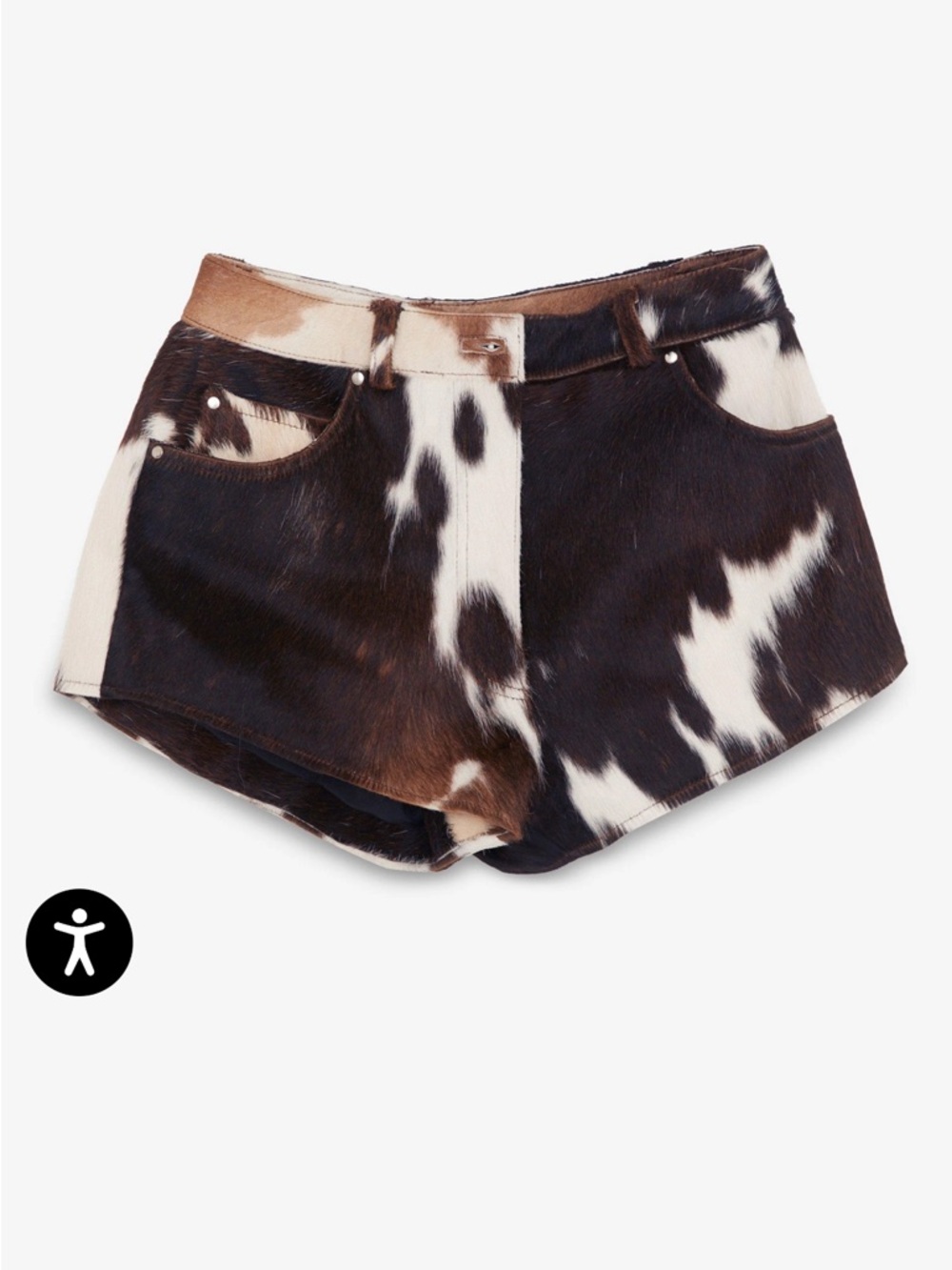NASTYGAL COWHIDE SHORTS